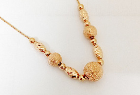 Золотое колье 45 р-р