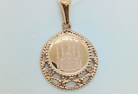 Золотая подвеска 