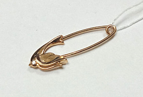 Брошь с Фианитами Брошь с Фианитами