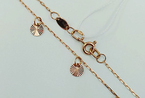 Золотое колье 40 р-р