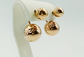 Золотые серьги