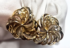 Серьга НМЧ 585 потерт