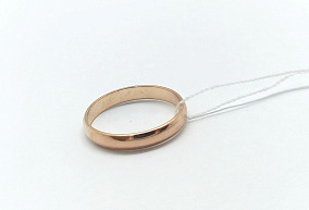  Золотое обручальное кольцо 17 р-р