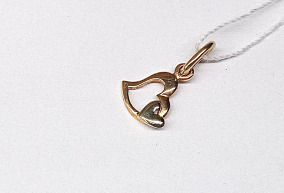 Золотая подвеска 