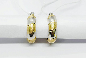 Золотые серьги 