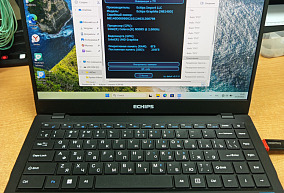 Ноутбук ECHIPS  NB140D Потертости на корпусе Гарантийный талон, зу, коробка Intel Celeron  N5095  8 