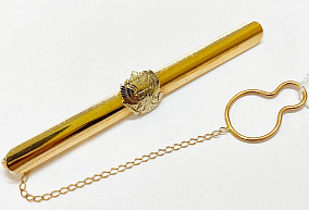 Золотой зажим для галстука