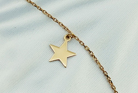 Золотой браслет 23-26 р-р