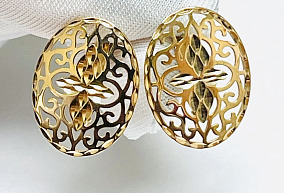 Золотые серьги