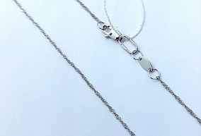 Цепь Белое Золото 45р-р
