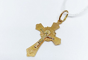 золотая подвеска