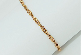 Золотой браслет 17 р-р