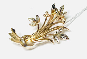 Золотая брошь
