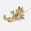 Золотая брошь