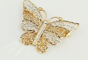 Золотая брошь