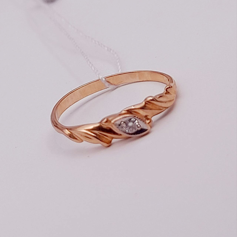 Золотое кольцо с бриллианнтом р-р 16,5 Золотое кольцо с бриллианнтом р-р 16,5