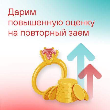 Дарим повышенную оценку на повторный заем