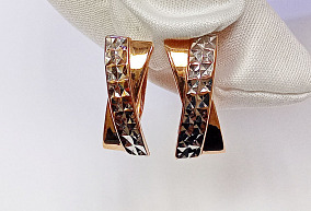  Золотые серьги