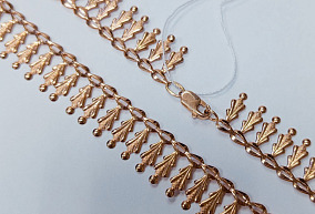 Золотое колье 44 р-р