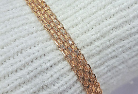 Браслет золотой 17 р-р