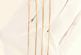 Золотые серьги