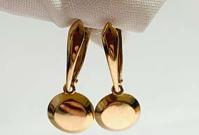 Золотые серьги