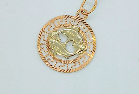 Золотая подвеска