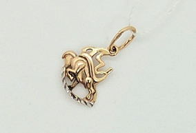 Золотая  подвеска