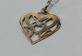 Золотая подвеска