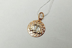 Золотая подвеска