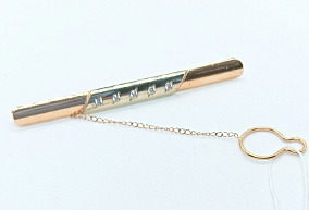 Золотой зажимим для галстука Золотой зажимим для галстука