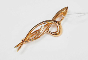 Золотая брошь