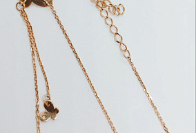 Золотое колье 40 р-р