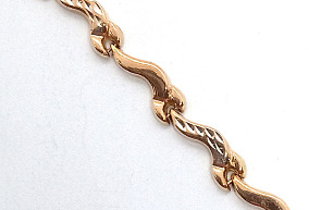 Золотой  браслет 17 р-р