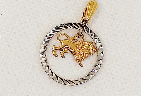 Золотая подвеска