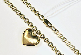 Золотое колье 50 р-р